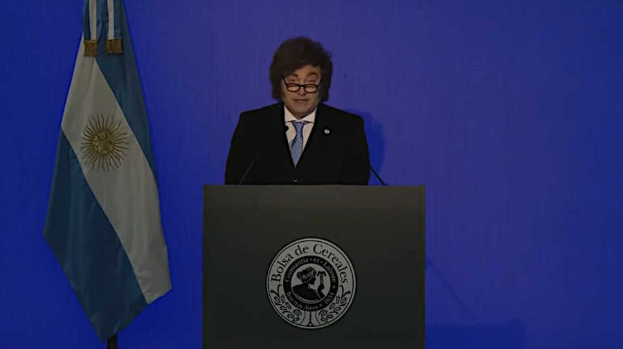 El presidente Milei anunció una baja de las retenciones al trigo y la ...