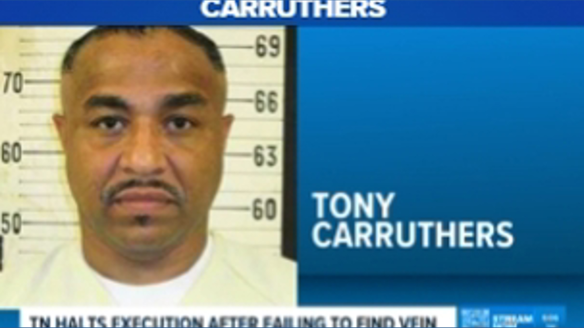 Tennessee halts execution after medical staff couldn't find backup vein ...