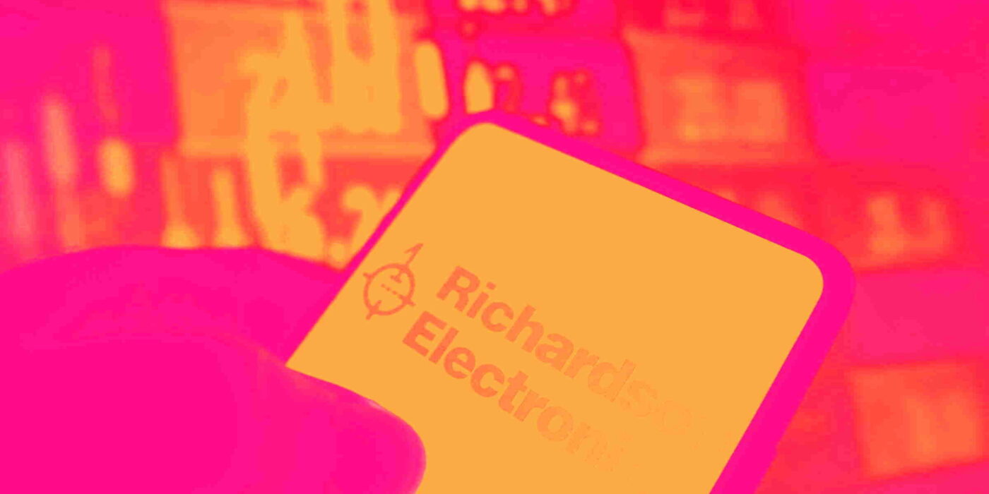 Why Richardson Electronics (RELL) stock is trading up today