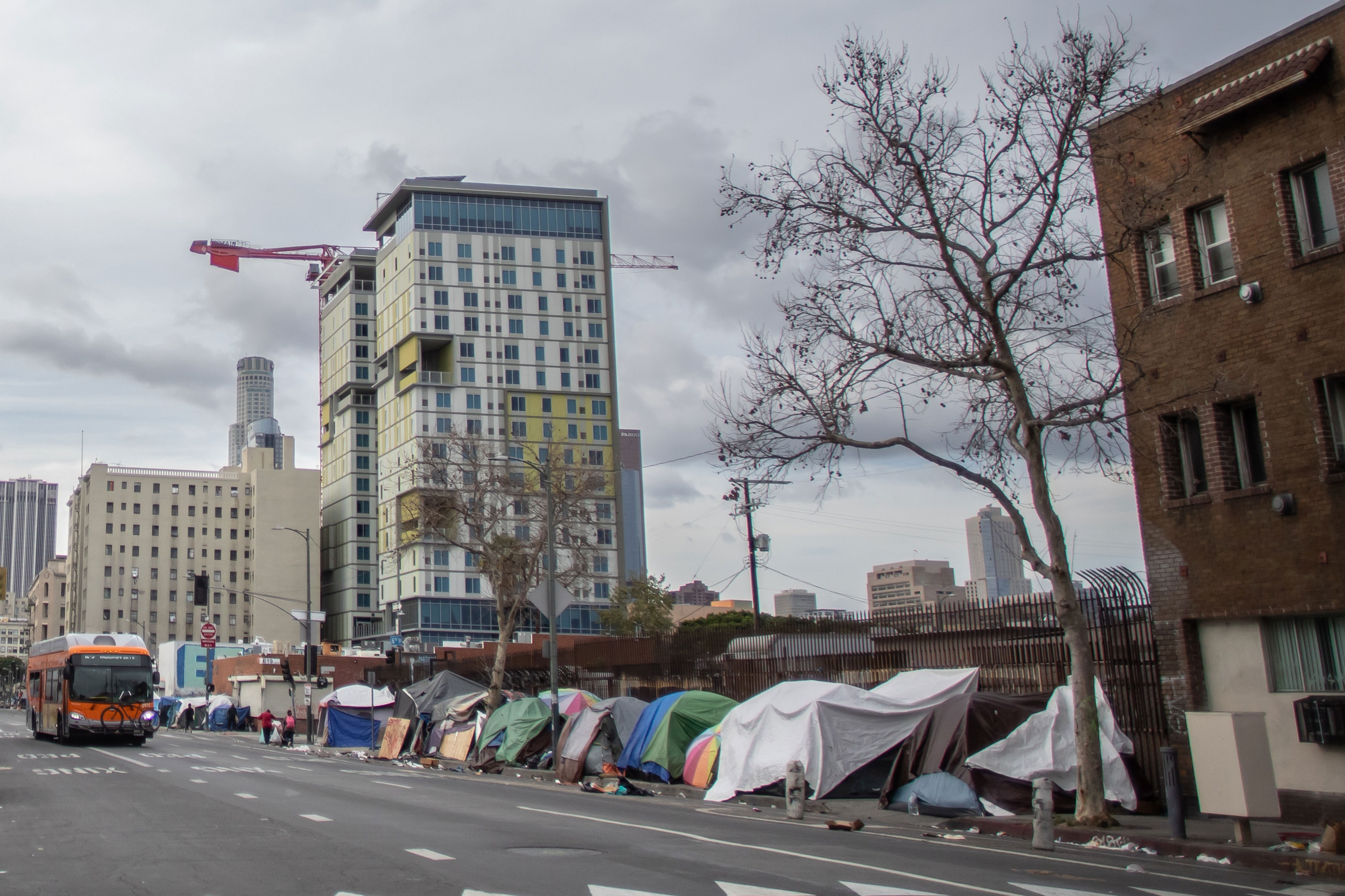 More than half of LA’s homeless are from out of town