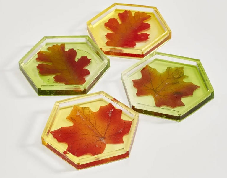 Easy DIY resin coasters with endless color possibilities