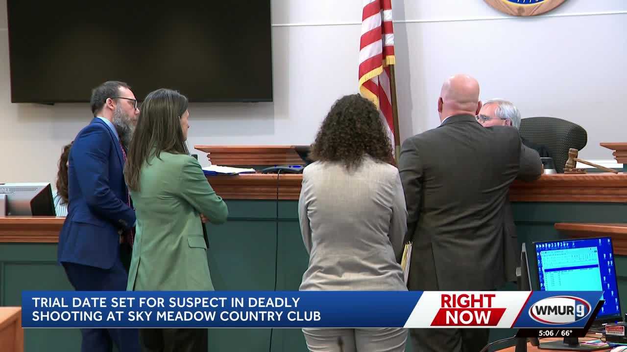 Trial date set for man charged in fatal shooting at Nashua country club
