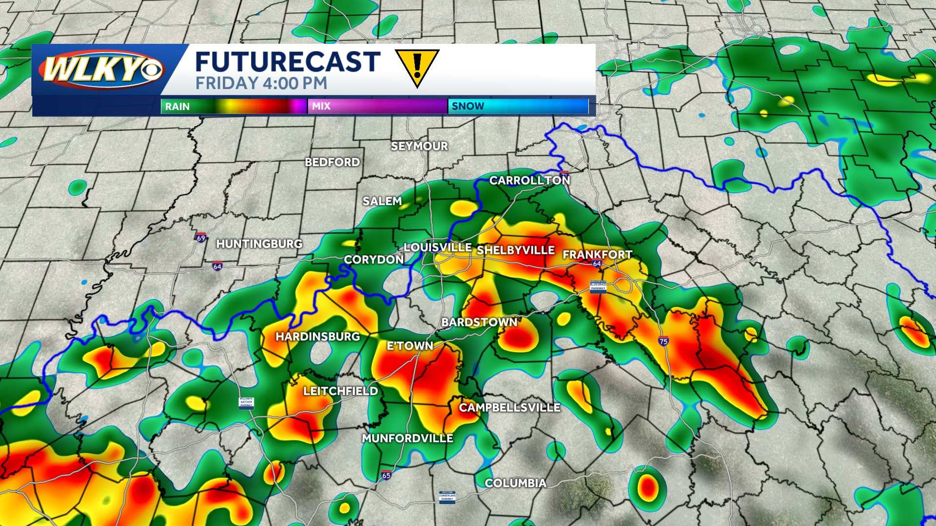 Showers and storms likely on Friday—a look at the timing