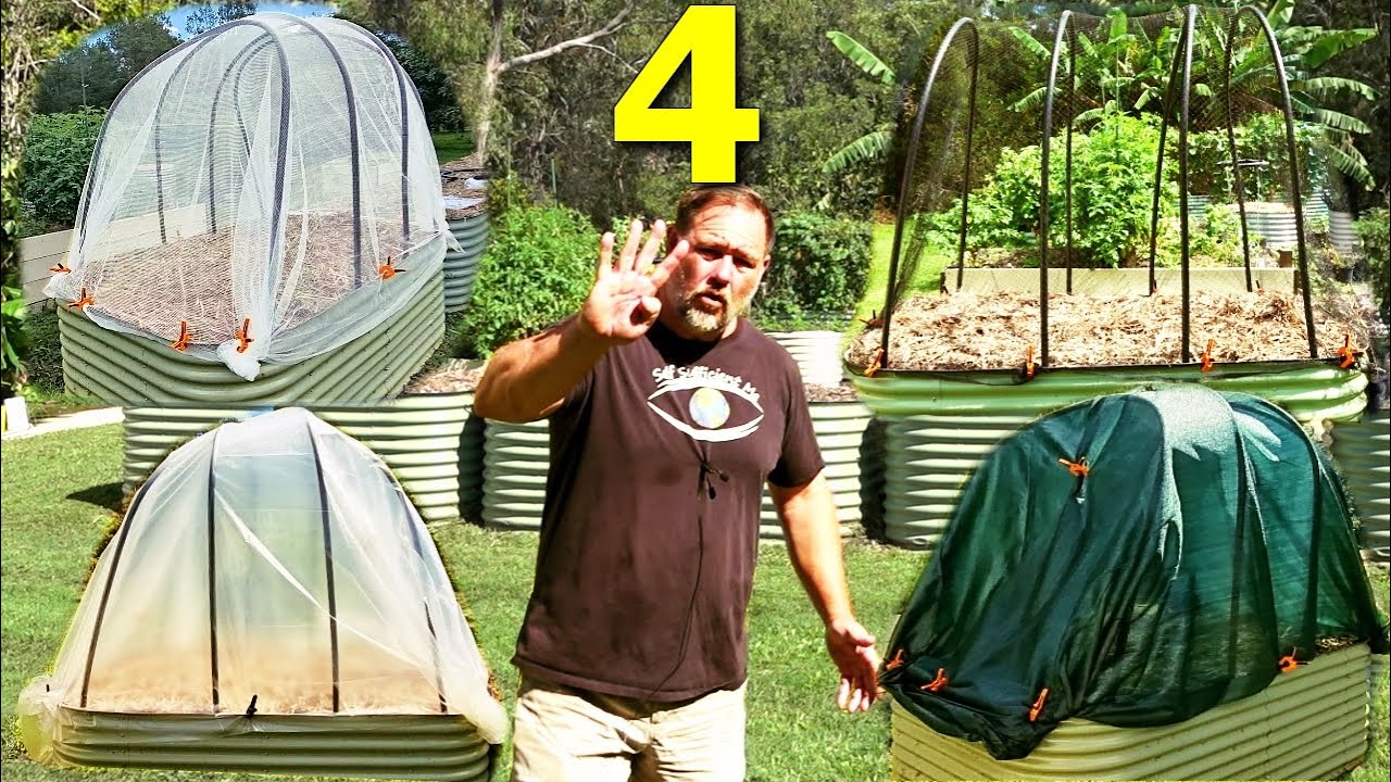 4 easy raised garden bed covers using one reusable frame | Ultimate ...