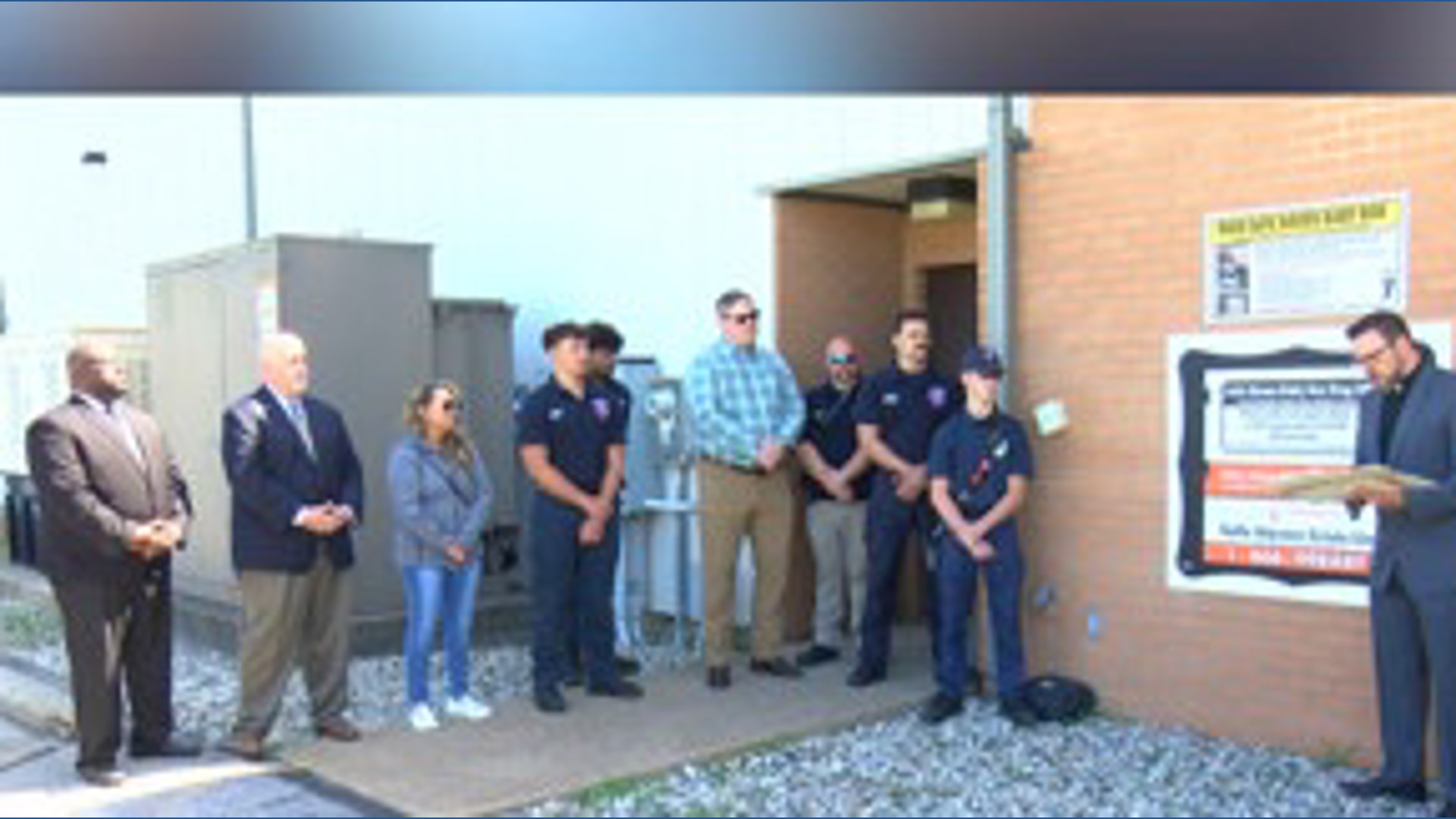 Newest safe haven baby box now in Port Clinton