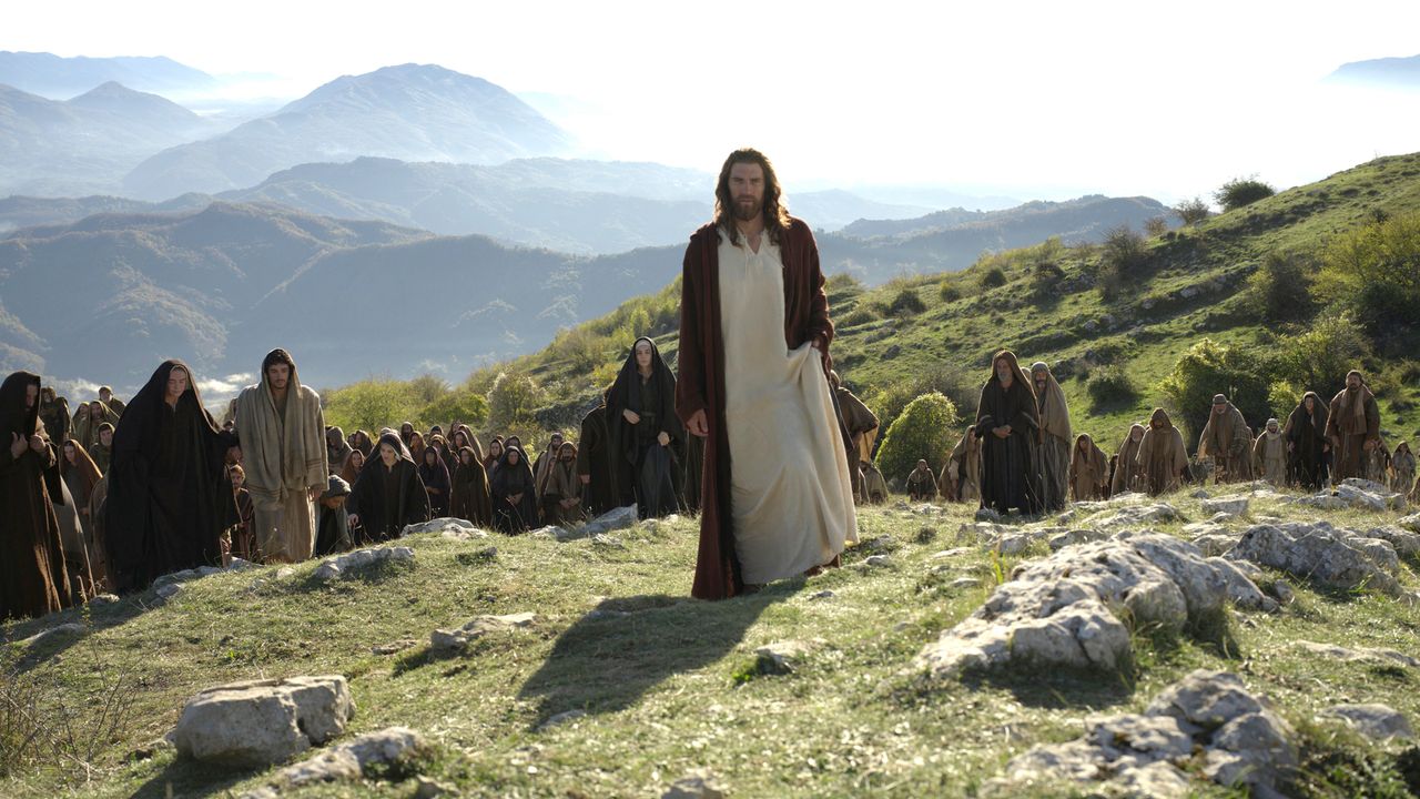 Jaakko Ohtonen as Jesus in The Resurrection of the Christ: Part One.