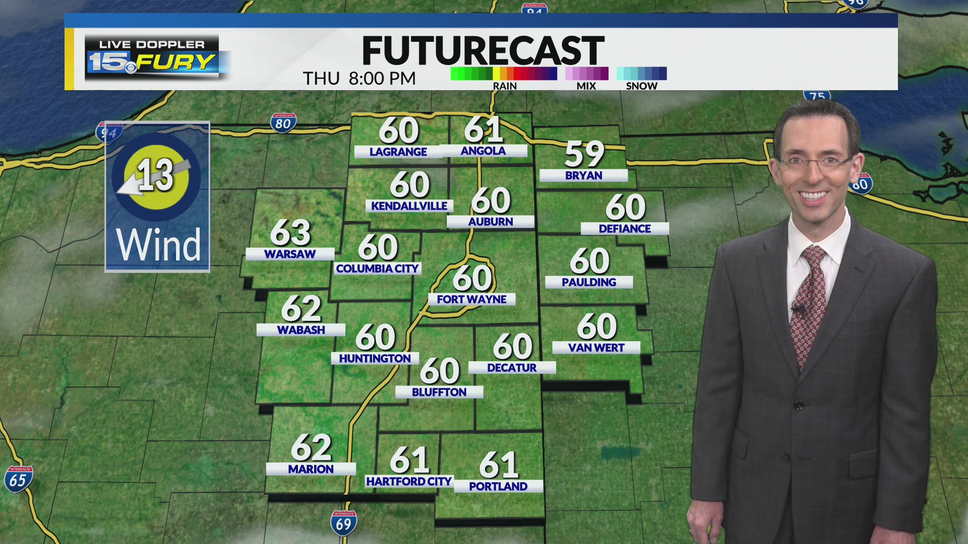 Staying colder than average Friday