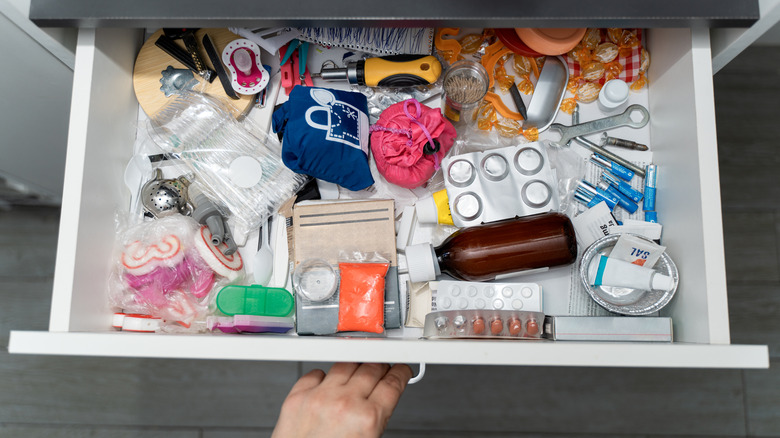 Not baskets, not bins: A thrift store solution for organizing messy drawers