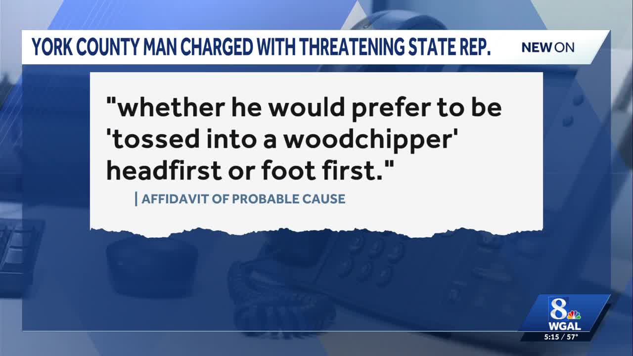 York County man charged with terroristic threats after leaving ...
