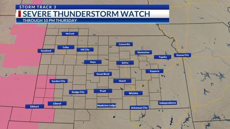 Storm Track 3 forecast: Severe storms west, rain chances through Saturday