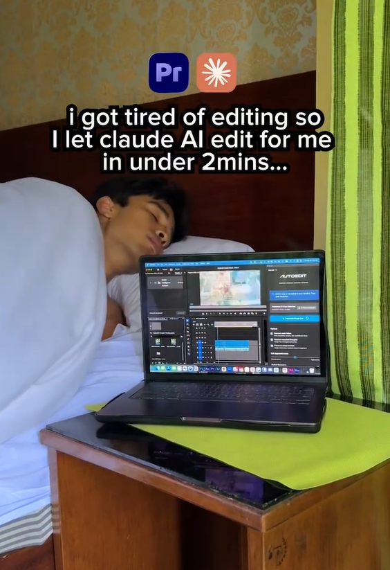 Letting Claude AI edit my video while I slept: Premiere Pro workflow