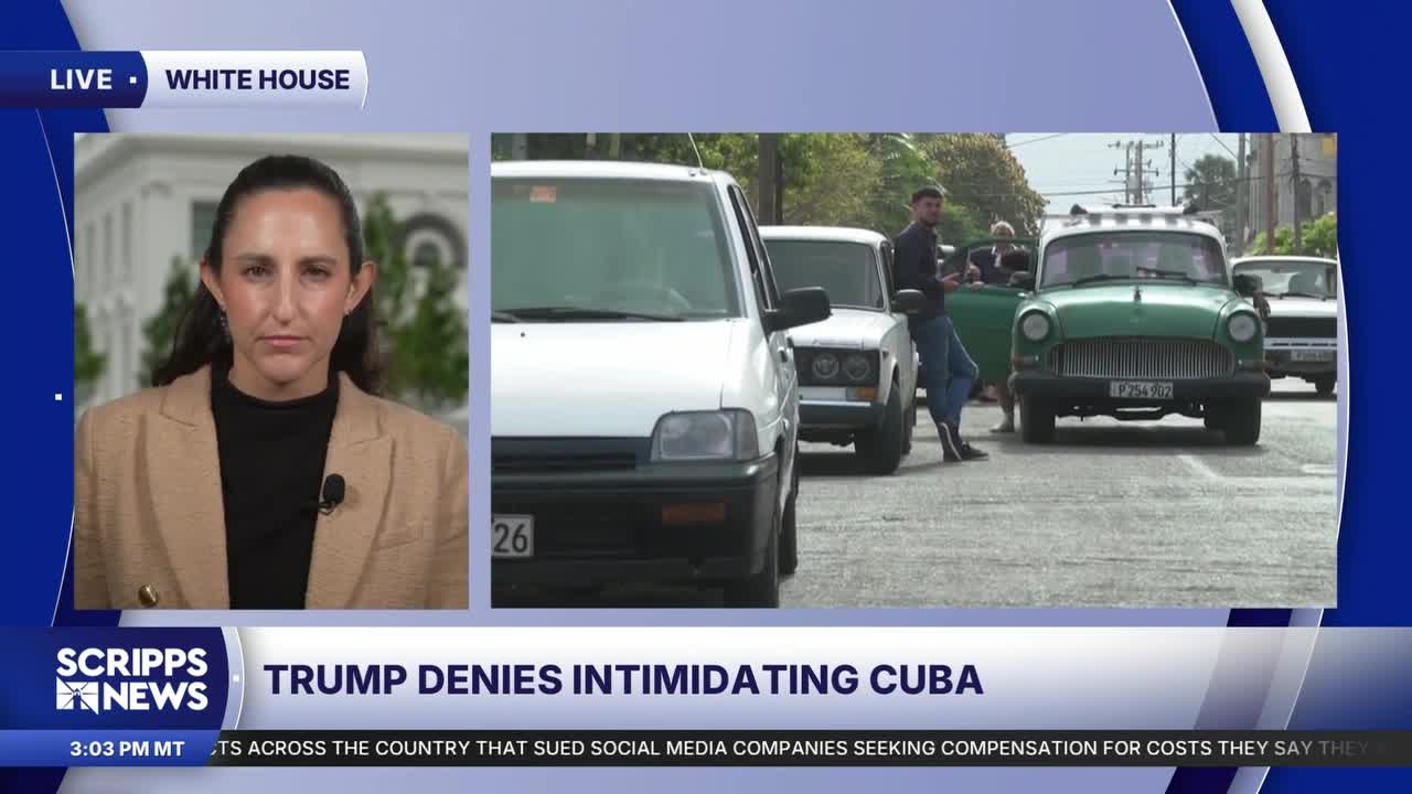Trump denies US is intimidating Cuba after Castro indictment