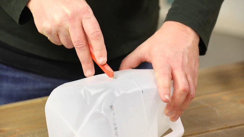 View of Use old milk jugs to create a budget-friendly greenhouse with this ...