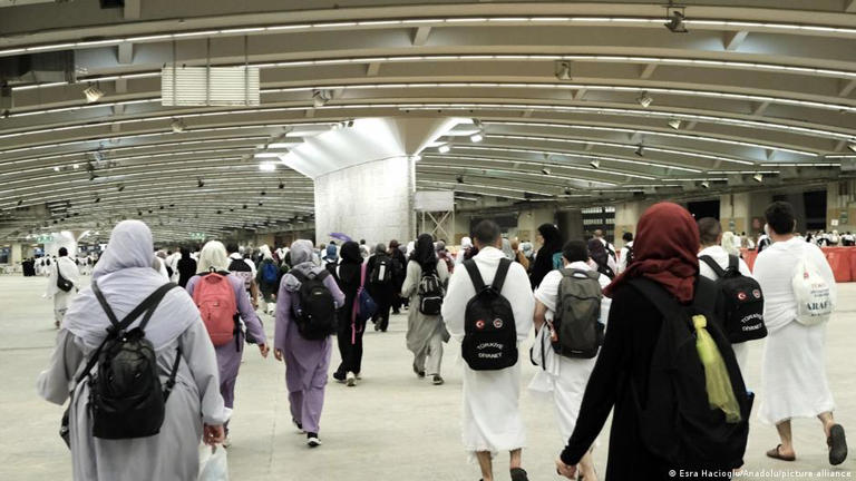 Many pilgrims arrive in Saudi Arabia days or even weeks before the Hajj rituals take place