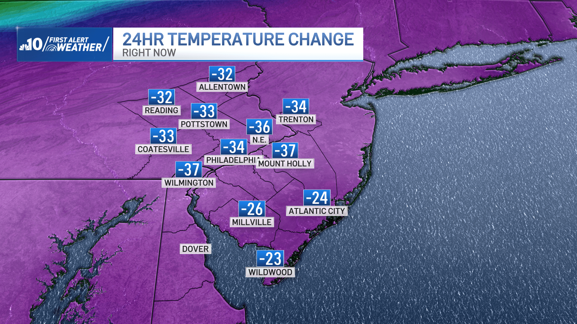 Dramatic drop in temperatures is here and so is the holiday rain