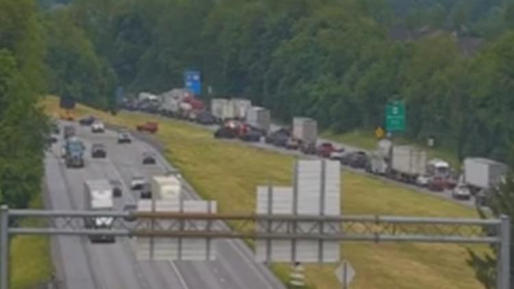 Interstate 81 in Cumberland County reopens after multi-tractor-trailer ...