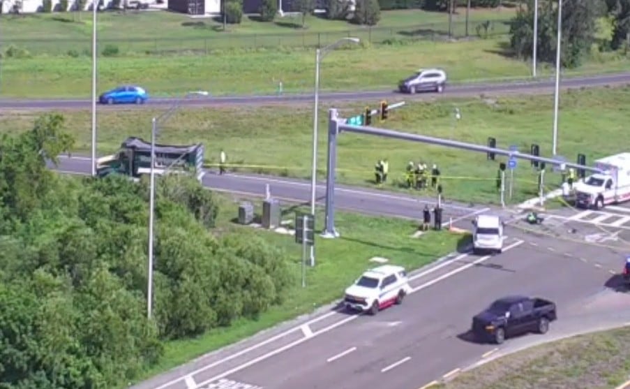 Motorcyclist killed in crash with dump truck on US 41