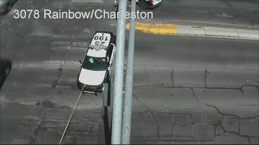 Las Vegas police: Bicyclist hospitalized in semi-truck crash