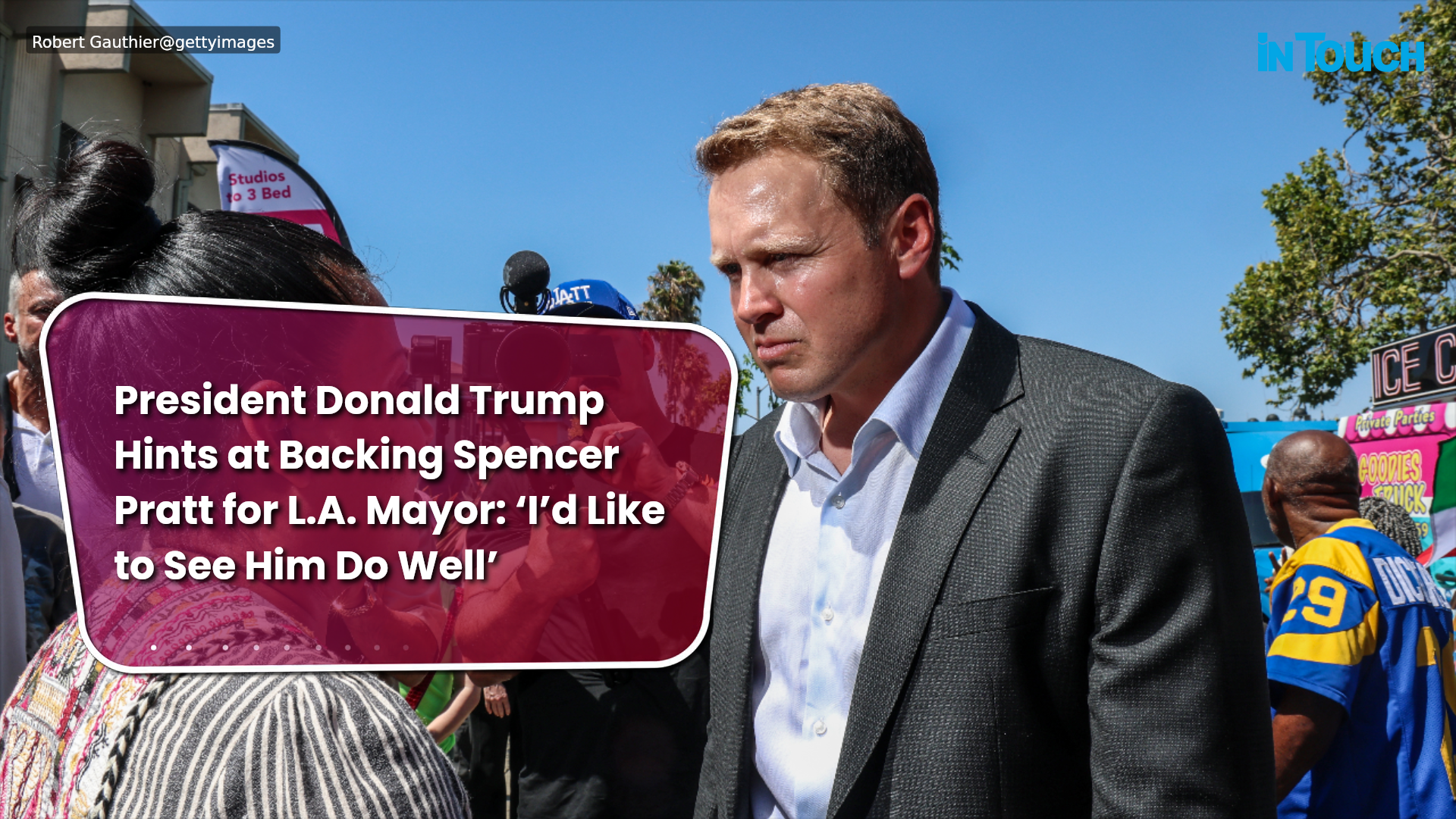 President Donald Trump hints at backing Spencer Pratt for LA mayor: 'I ...