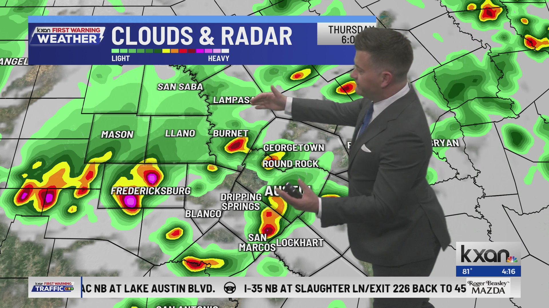 Storms a continued risk for tonight with more on the way | KXAN weather ...
