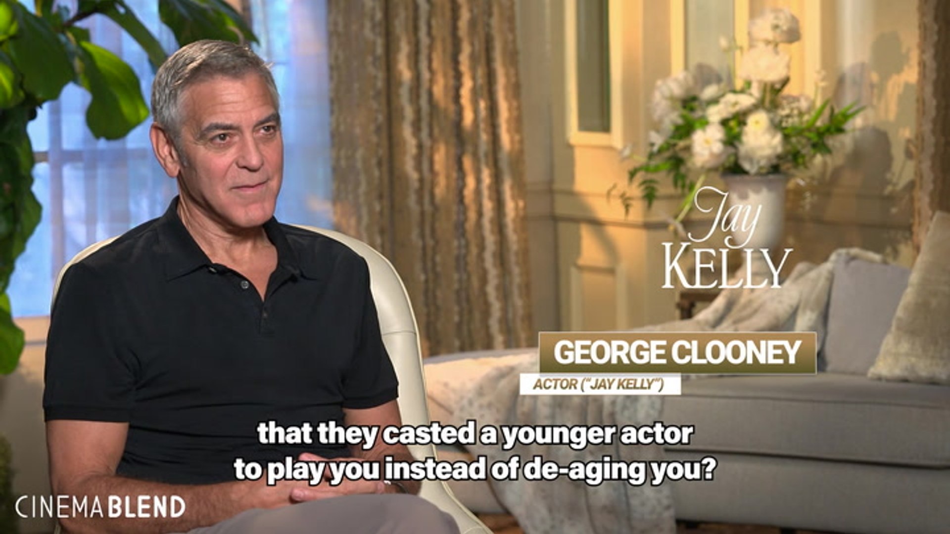 George Clooney has strong feelings about Hollywood de-aging actors
