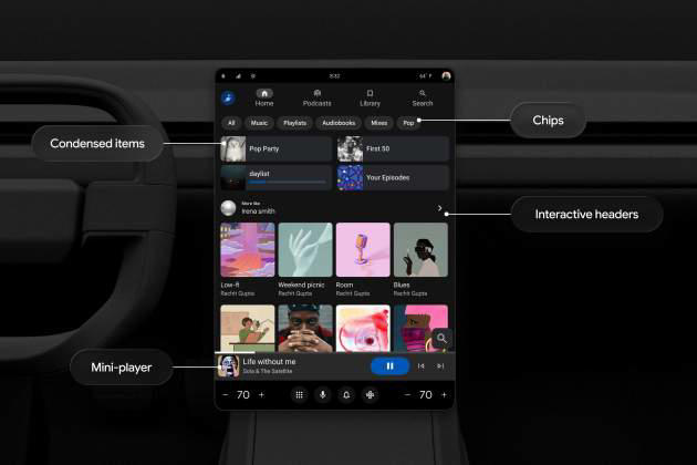Google actualiza Android Auto con un nuevo diseño para ofrecer una ...