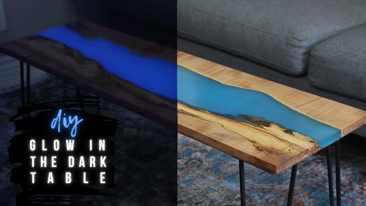 Watch me build a stunning glow table!