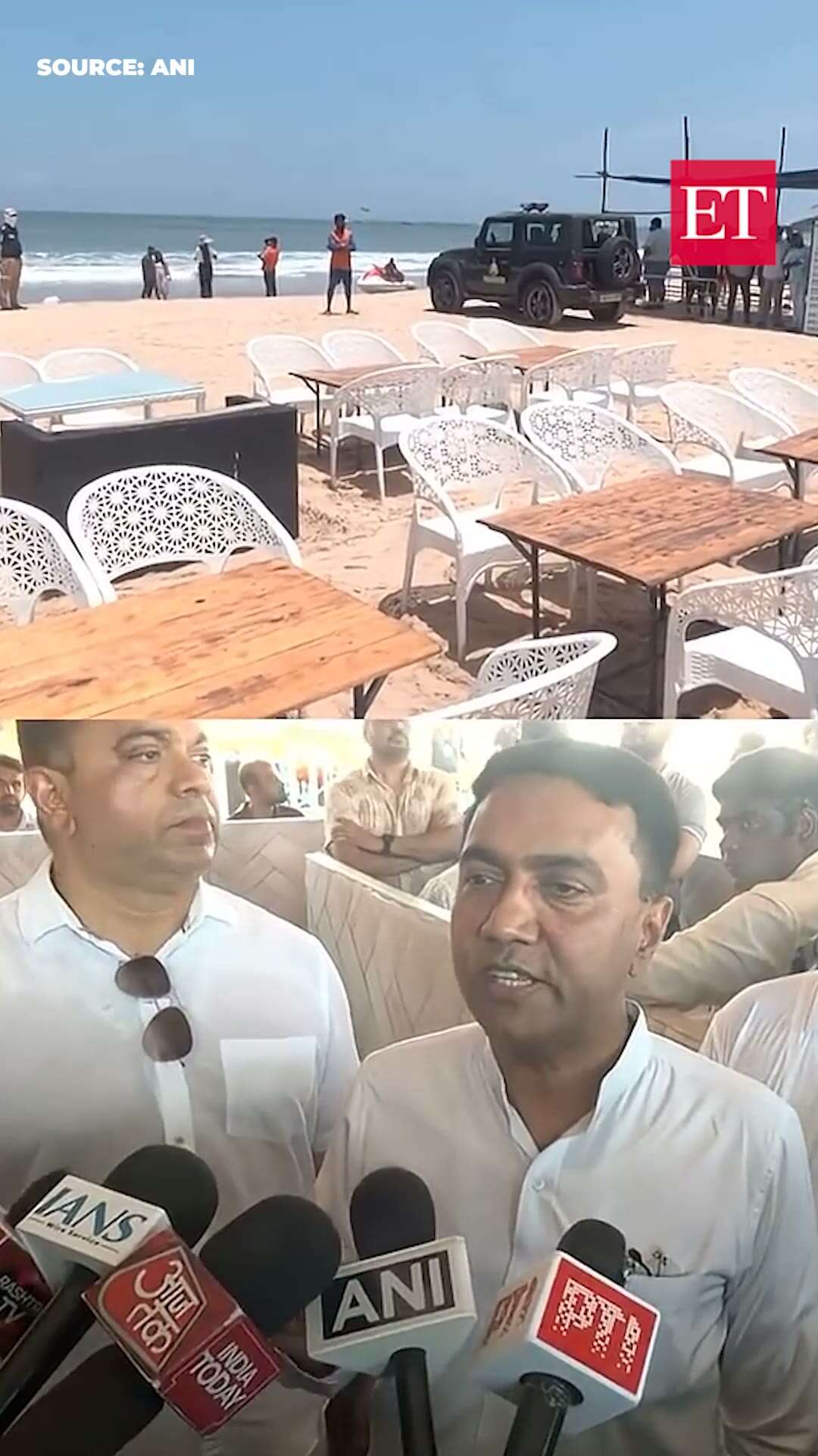 Work from beach in Goa: CM Pramod Sawant adds startup to sun, sand, sea ...