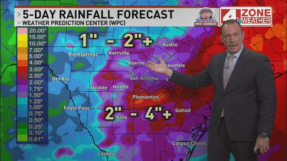 Storms bring gusty winds, hail, and heavy rain to South Central Texas
