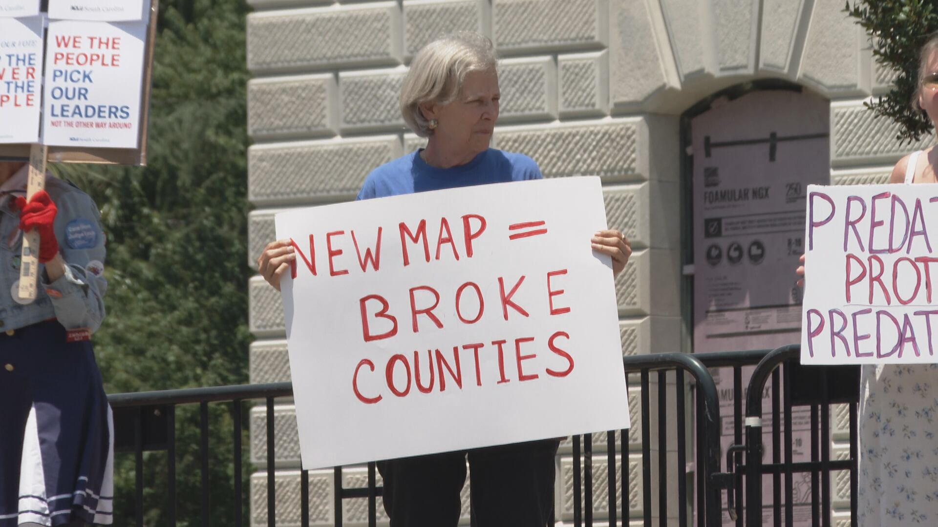 Voting rights groups, activists protest SC redistricting proposal amid ...
