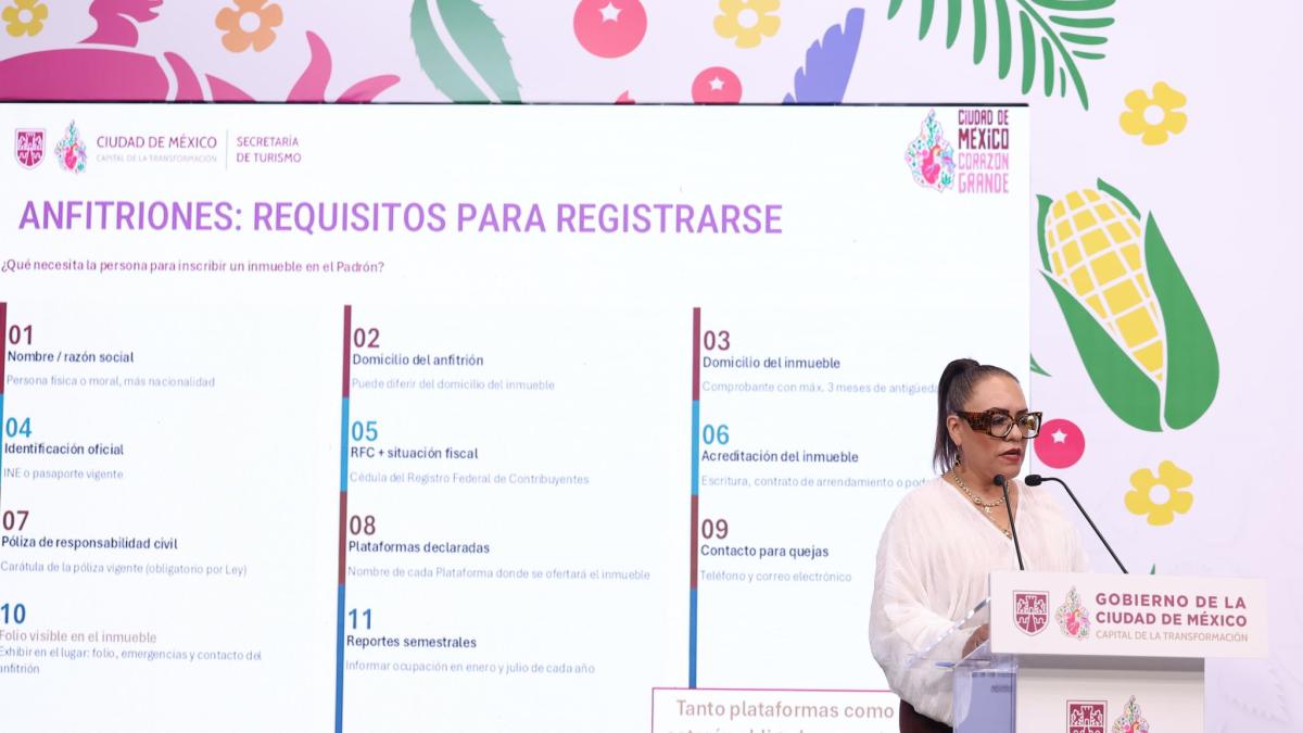 CDMX inicia registro obligatorio para inmuebles de hospedaje temporal