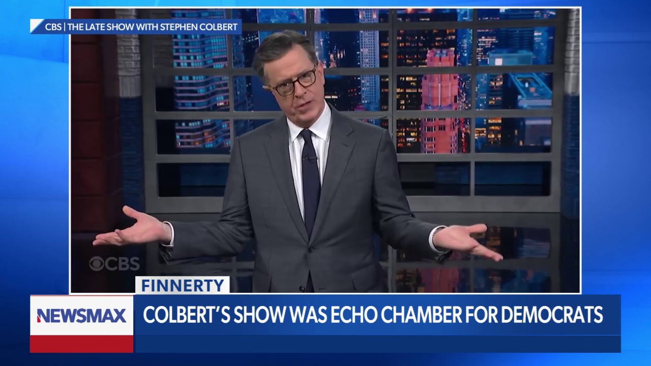 Colbert is so far to the left, he’s now off-air