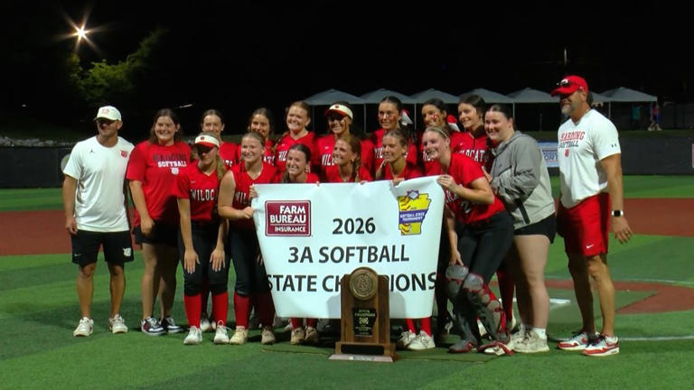 Harding Academy softball wins 3A state championship
