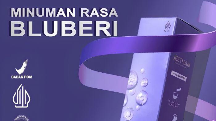 JESTHAM minuman serbuk rasa bluberi: racikan rahasia untuk kulit lembab ...