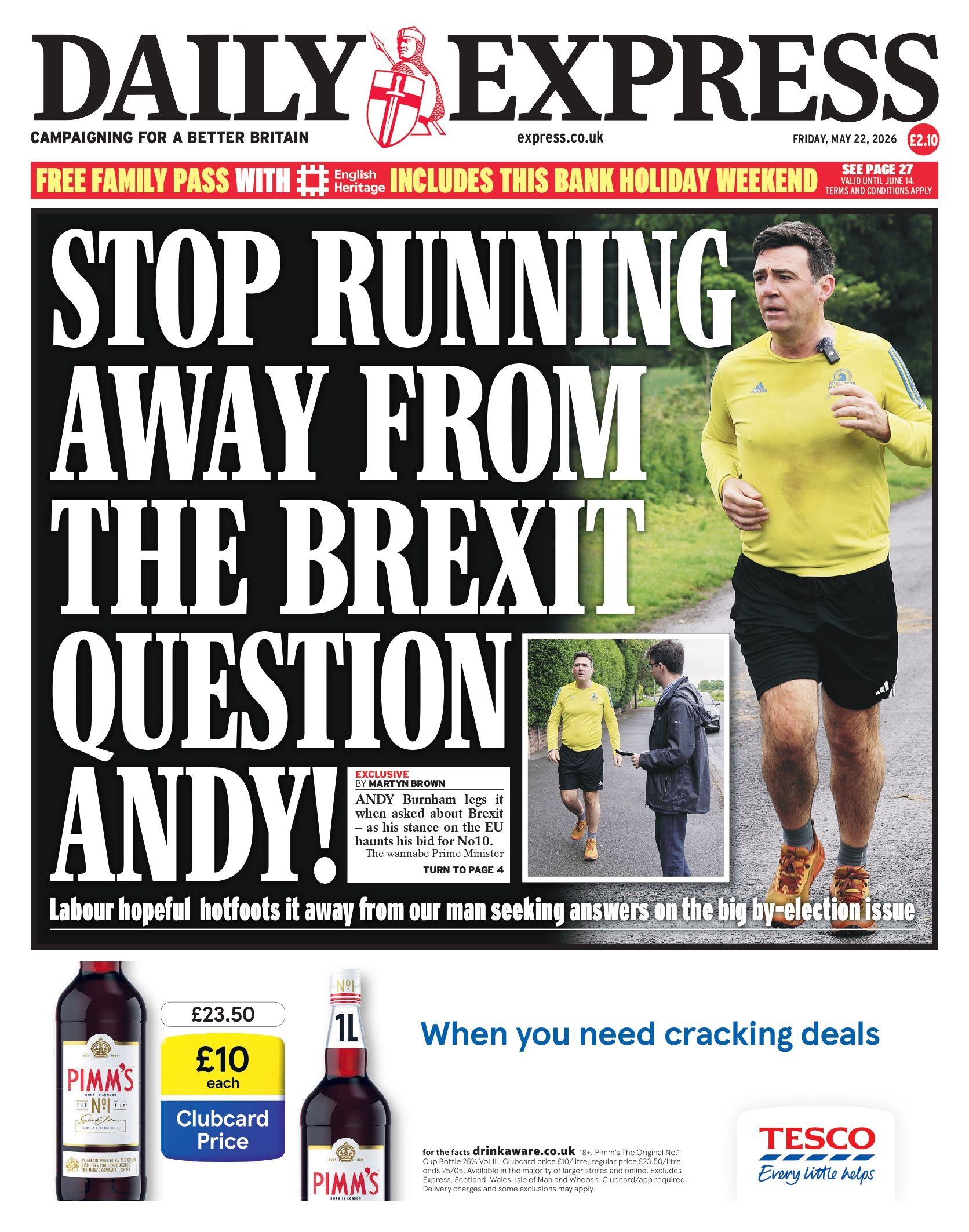 'Net migration almost halves' and 'Paint the town claret'
