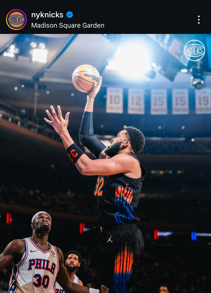 [NBA PO] 타운스의 수비 리바운드 13개, 뉴욕 2연승의 숨은 힘
