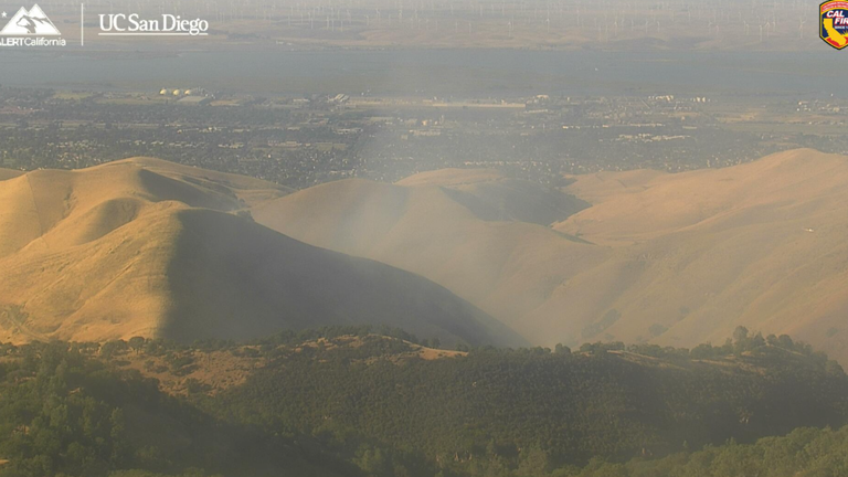 Vegetation fire in Clayton remains at 40 acres with some containment