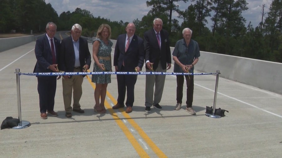 Old Vaucluse Road bridge over I-20 reopens in Aiken County
