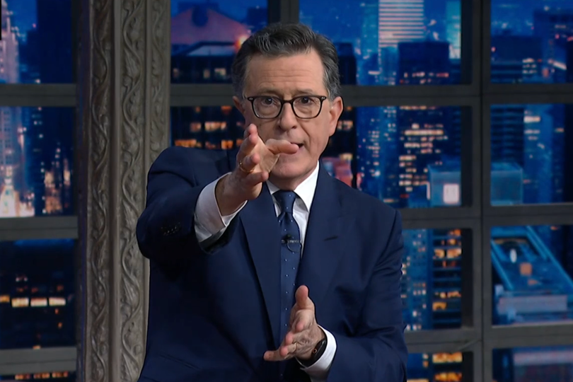 Stephen Colbert breaks with tradition as he kicks off show with ...
