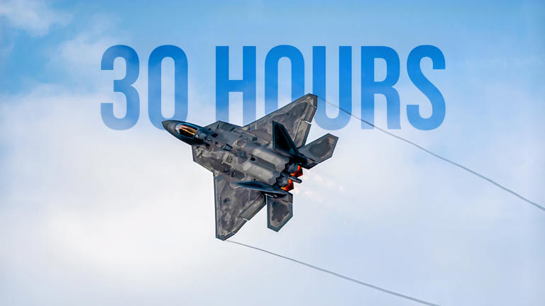The F-22 Raptor needs 30 hours of maintenance for every hour it flies