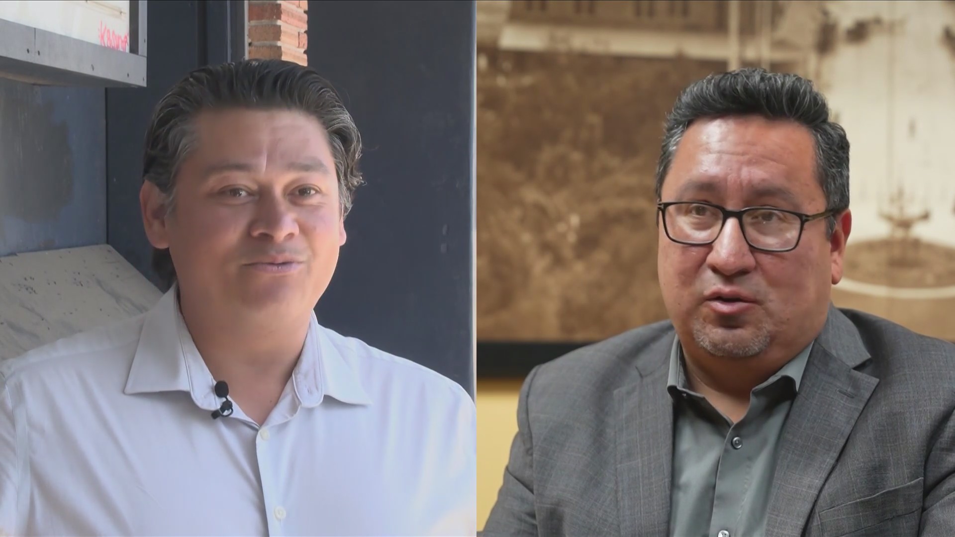 Fresno City Council candidates Rob Fuentes and Joe Hinojosa on campaign ...
