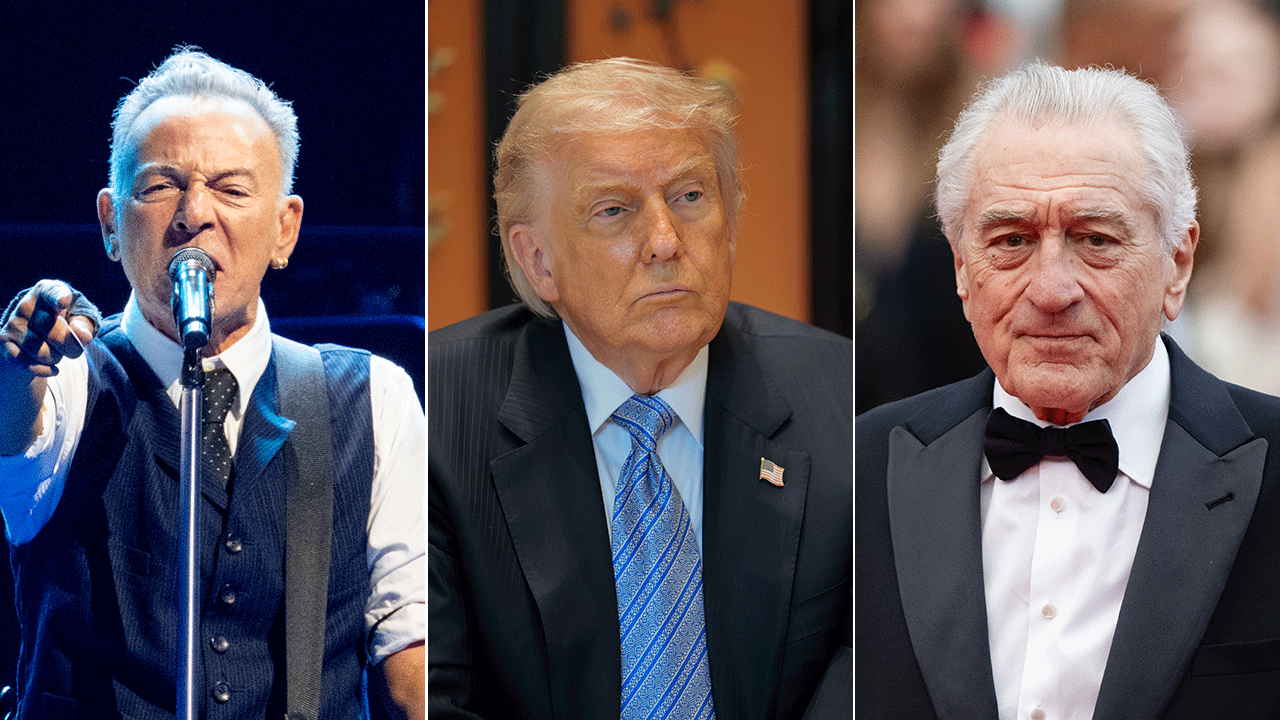 White House fires back after Robert De Niro, Bruce Springsteen take ...