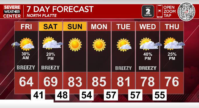 Stormy tonight, sunny and warm Memorial Day weekend ahead