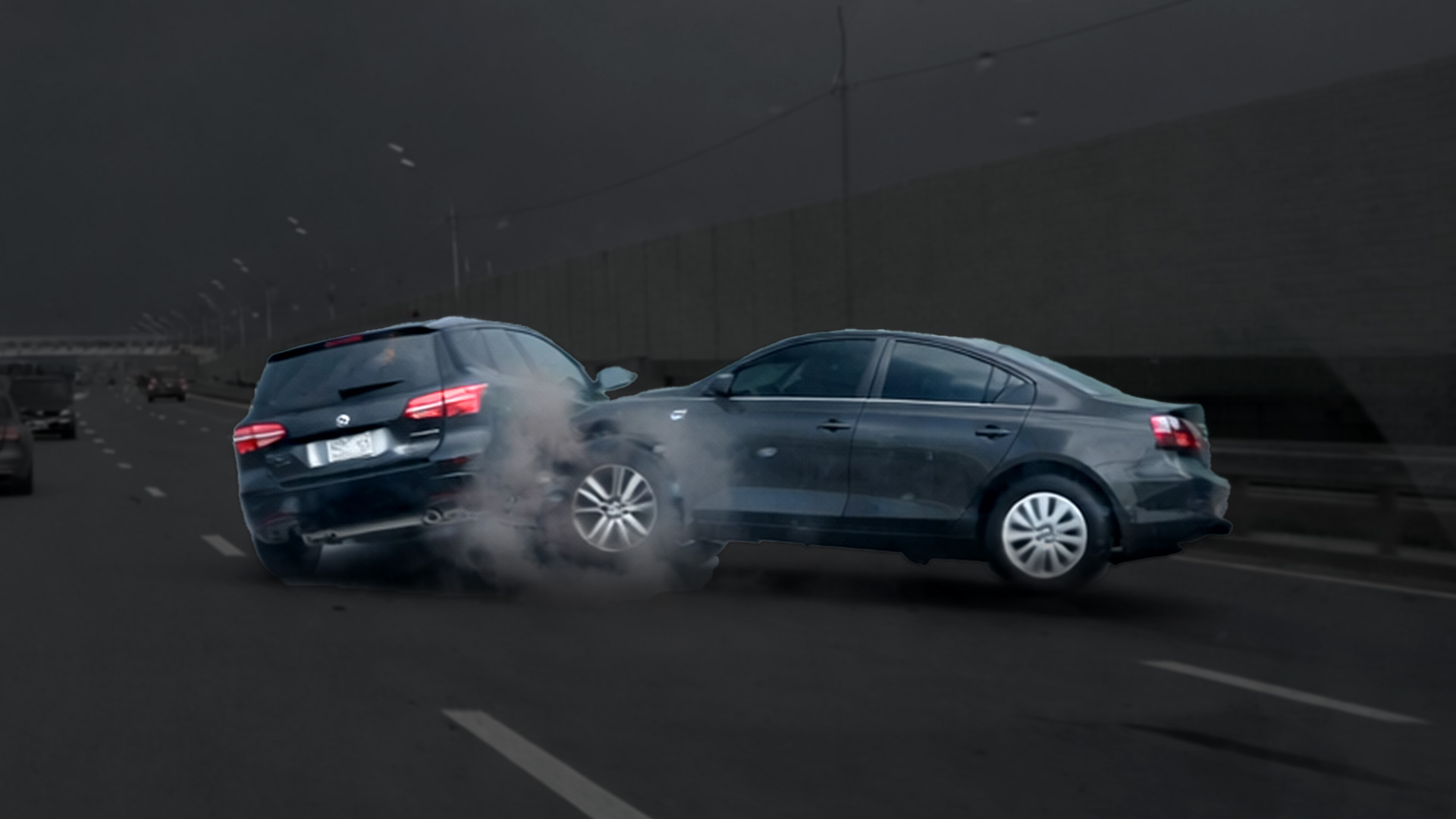 Crash caught on camera