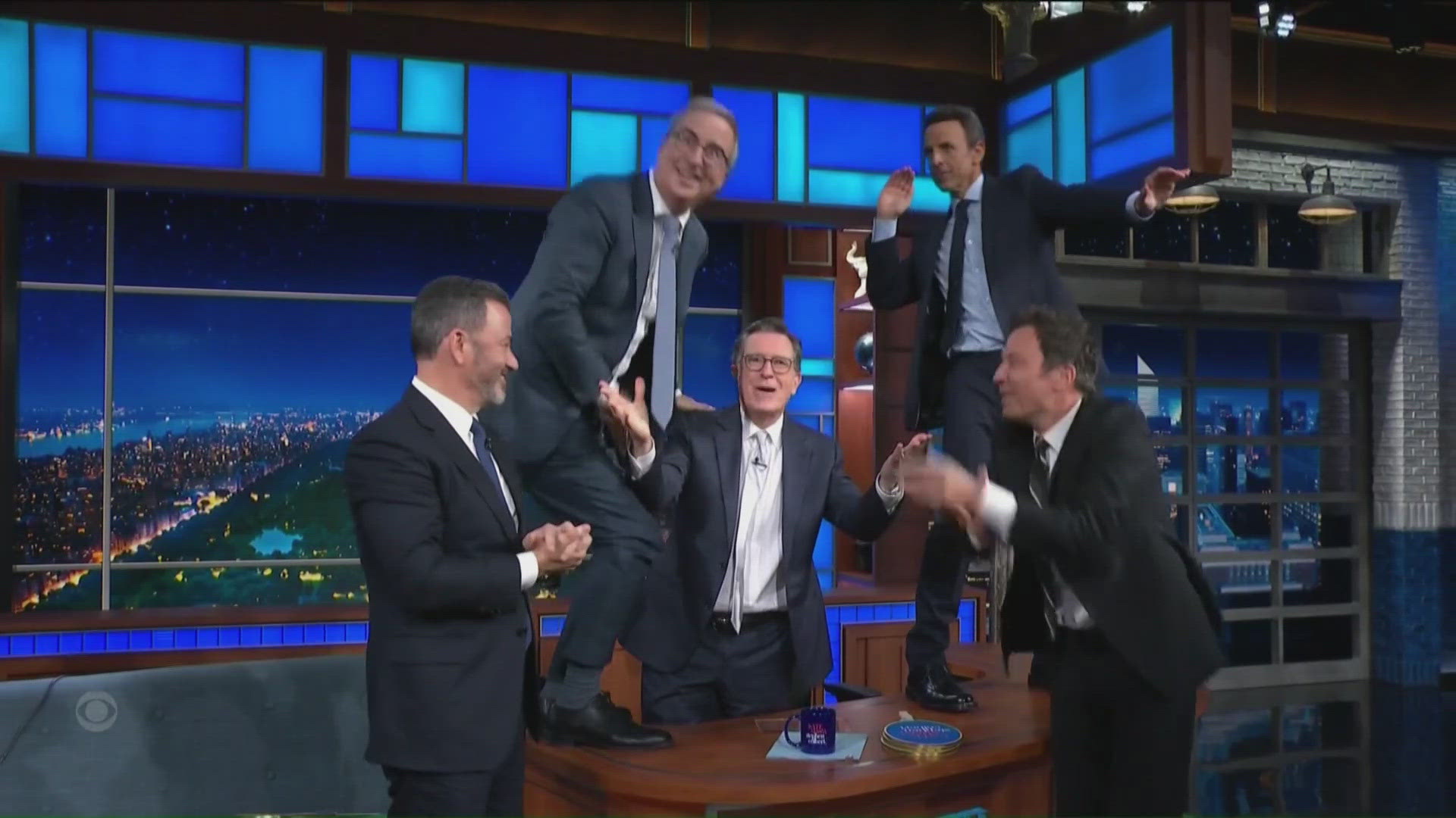 Stephen Colbert signs off with his last show