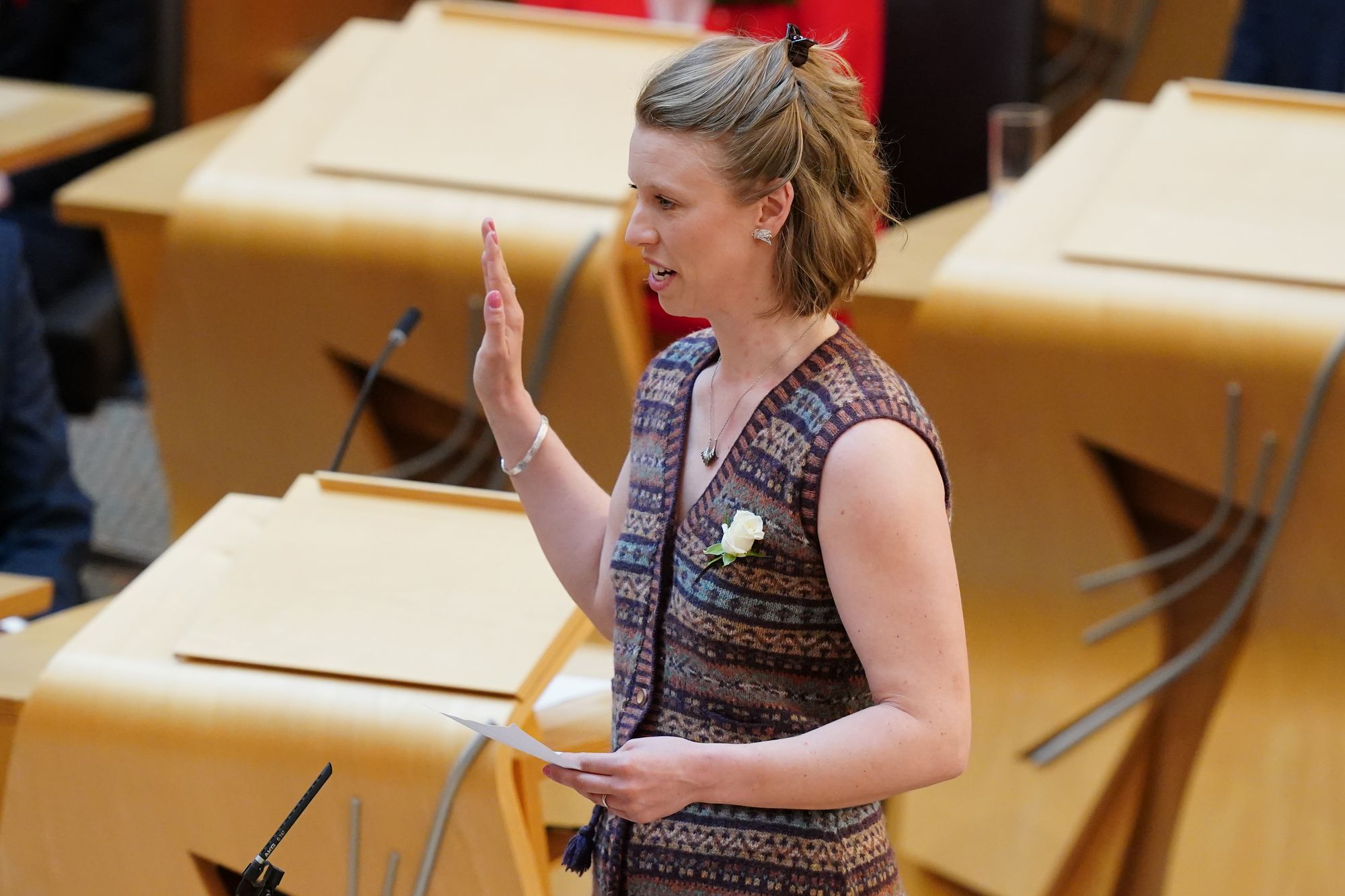 Who is Hannah Mary Goodlad, John Swinney's new public finance minister?