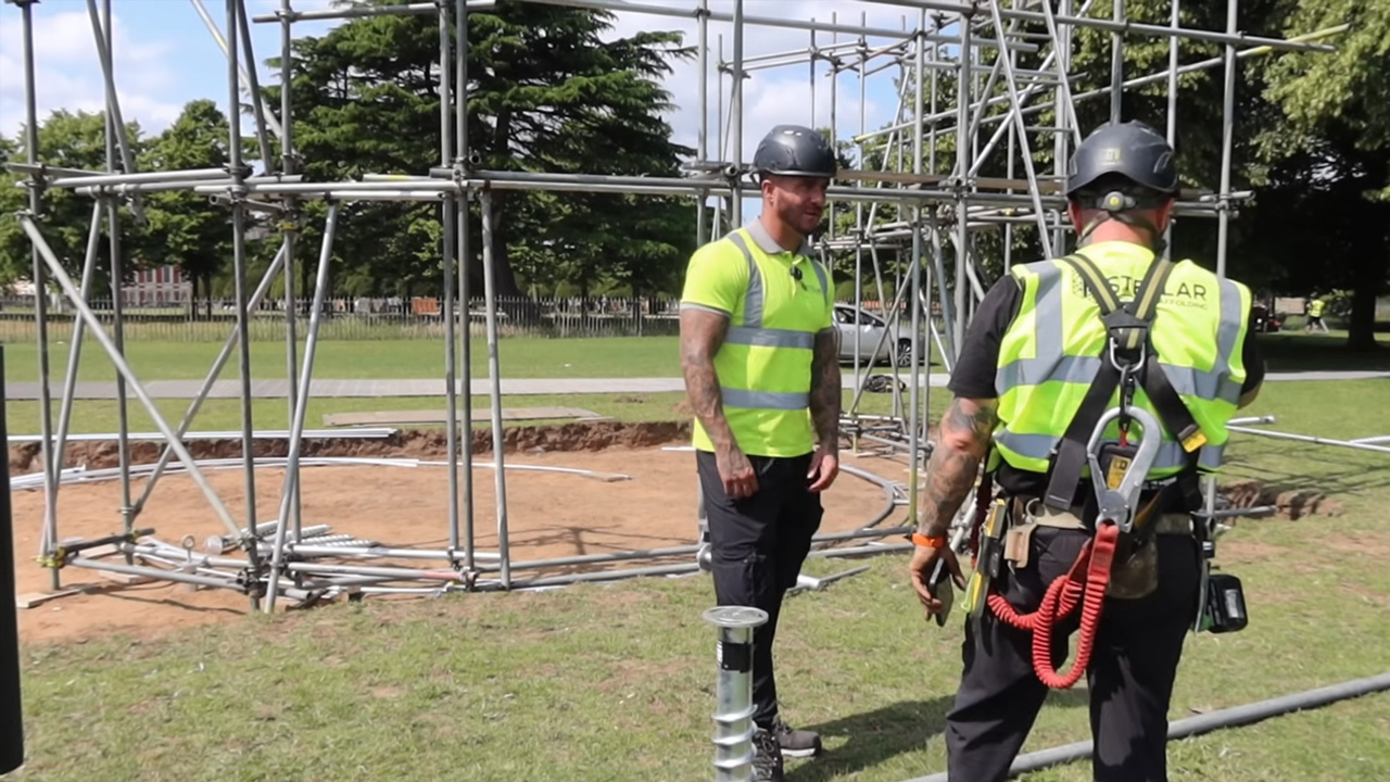 Doing A Scaffolding Design Challenges For A Large Public Show