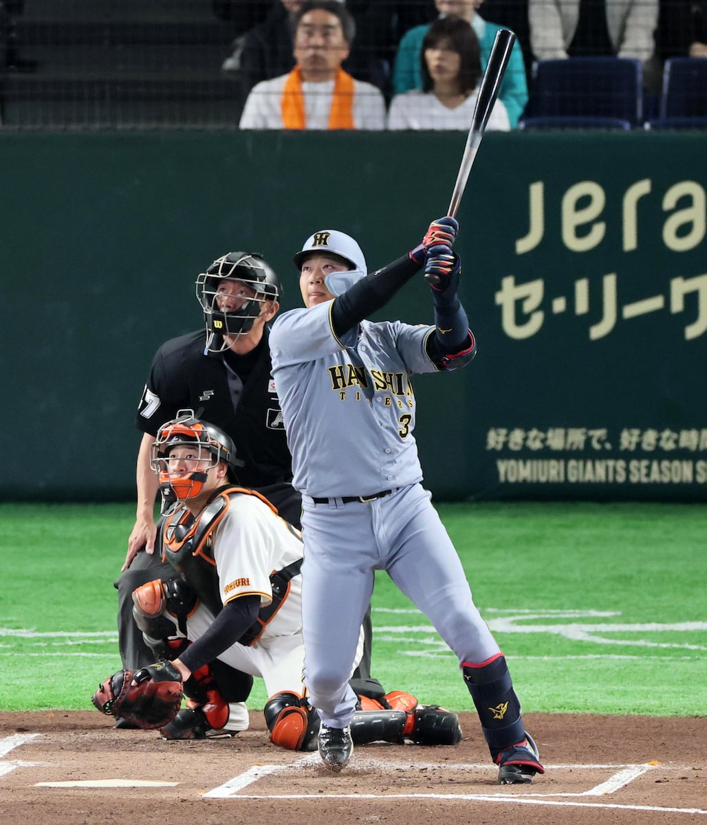 マックス 大山悠輔 2022年交流戦 本塁打王＆打点王記念フォトファイル 阪神・大山悠輔、追撃の一発「チーム全員でしっかりと点が取れた」