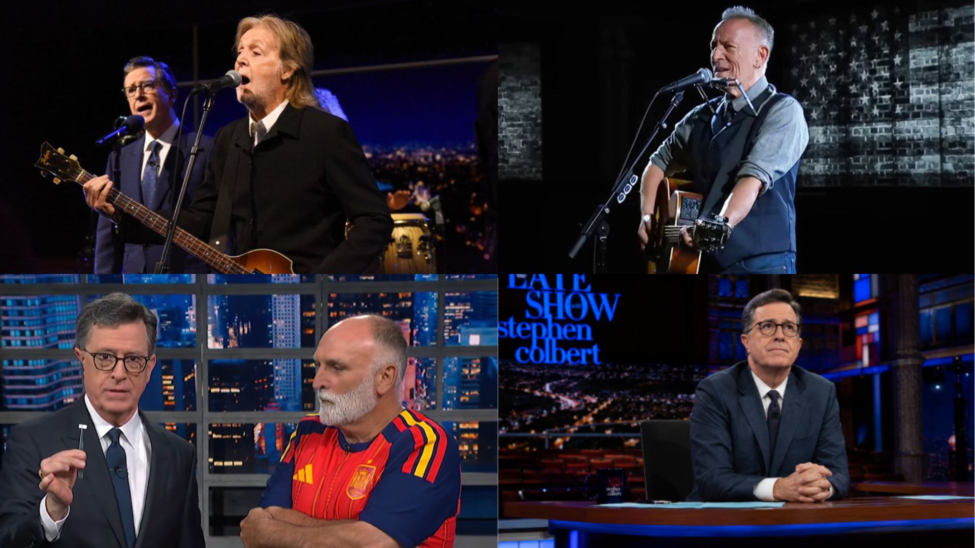 El chef José Andrés, Paul McCartney y Bruce Springsteen acompañan a ...