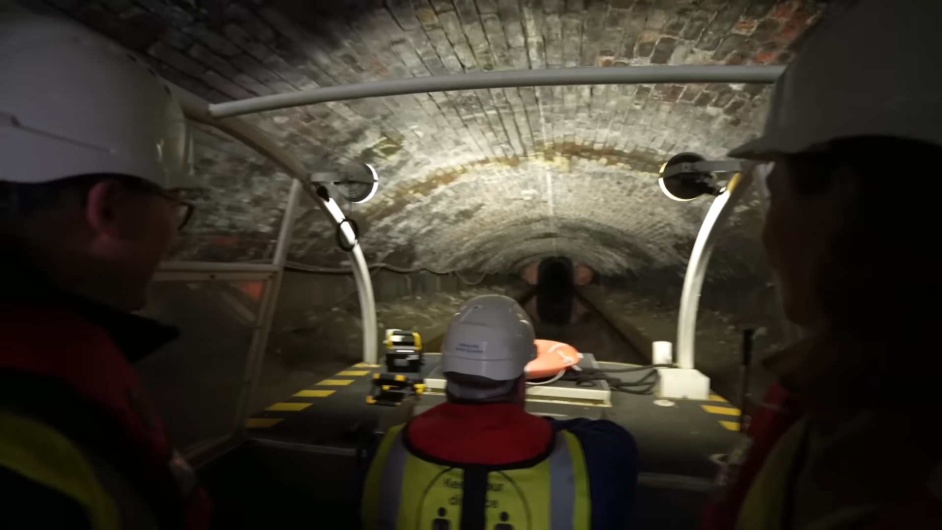 Inside the underground passage called a waterway wonder